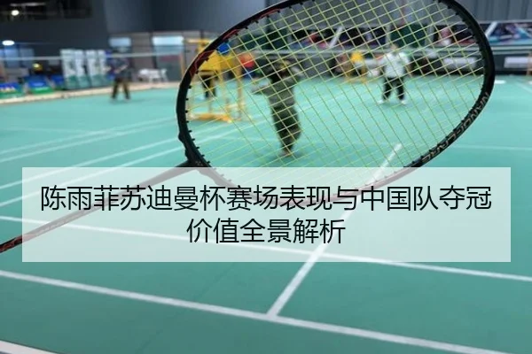 陈雨菲苏迪曼杯赛场表现与中国队夺冠价值全景解析